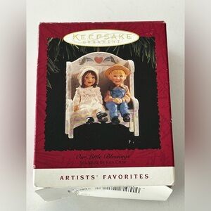Hallmark Our Little Blessings Ornament Artists Favorites Vintage 1995 Ken Crow